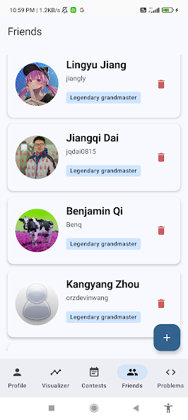 CodeForcesly contests screen